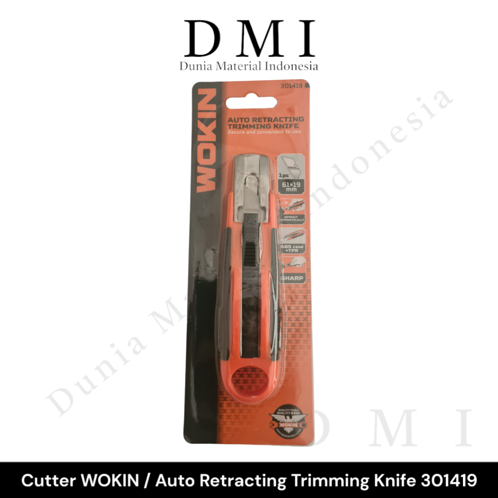 

Cutter Auto WOKIN | Auto Retracting Trimming Knife | Safety Knife