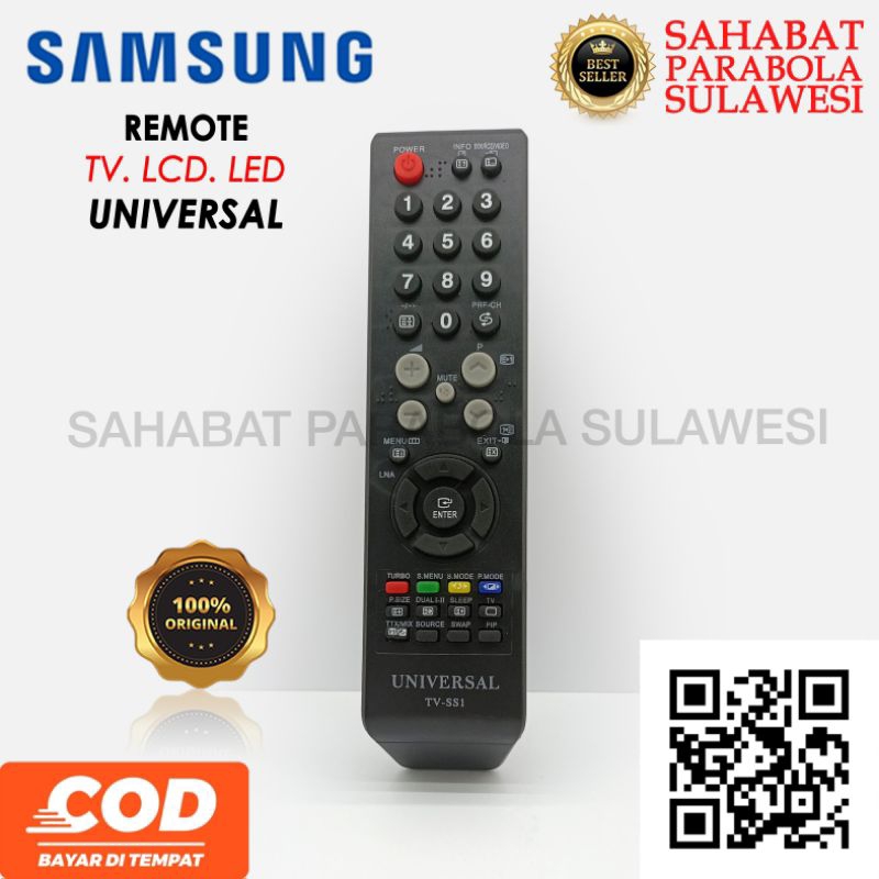 REMOTE TV UNIVERSAL LCD SAMSUNG