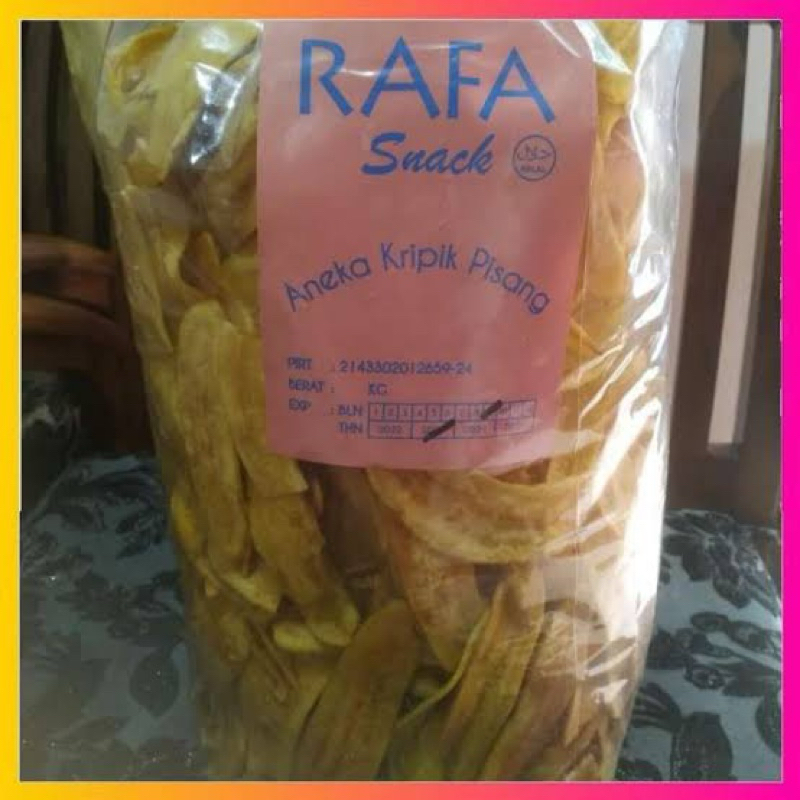 

1 BAL (2.5 KG) KERIPIK PISANG ASIN RAFA (GROSIR)