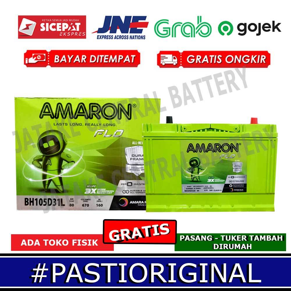 Aki kering Amaron Hilife 105D31L / 95D31L EKSPEDISI
