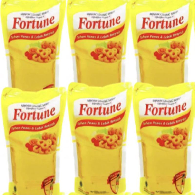 

(Jatim)minyak goreng Fortune 1 liter x 6pcs murah
