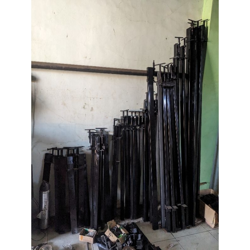 pres clamp catok panjang 180 -250 bahan besi kuat