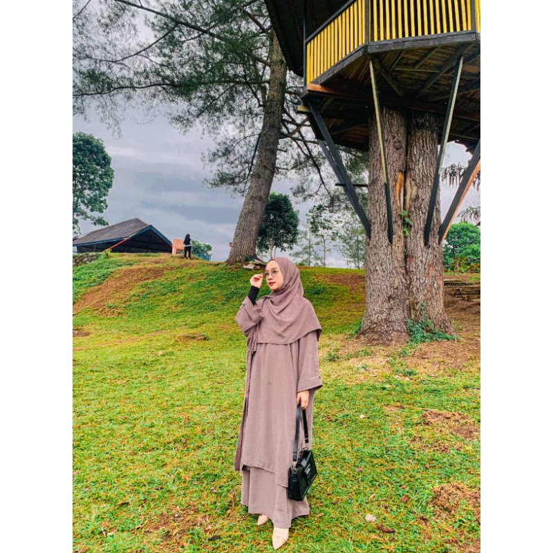 set rok abaya melayu ledys official / baju melayu / abaya melayu