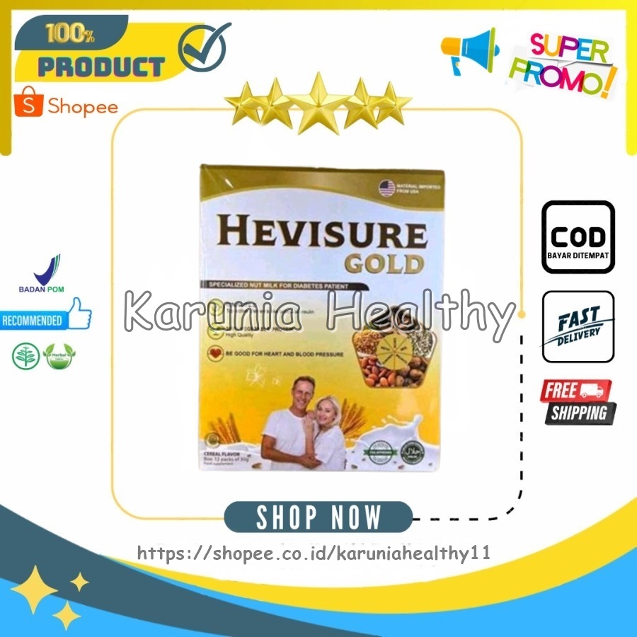 

HEVISURE GOLD Susu untuk Diabetes Kencing Manis Gula Darah USA Asli Ampuh