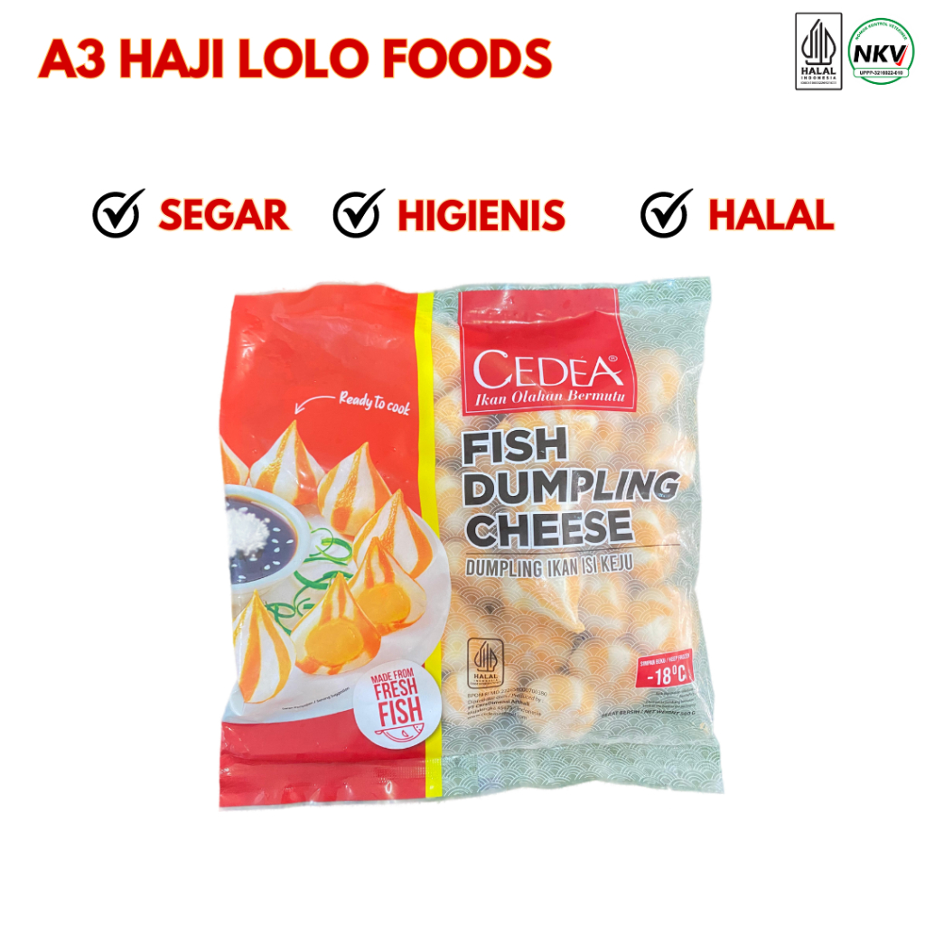 

Cedea Premium Fish Dumpling Cheese 500 Gr