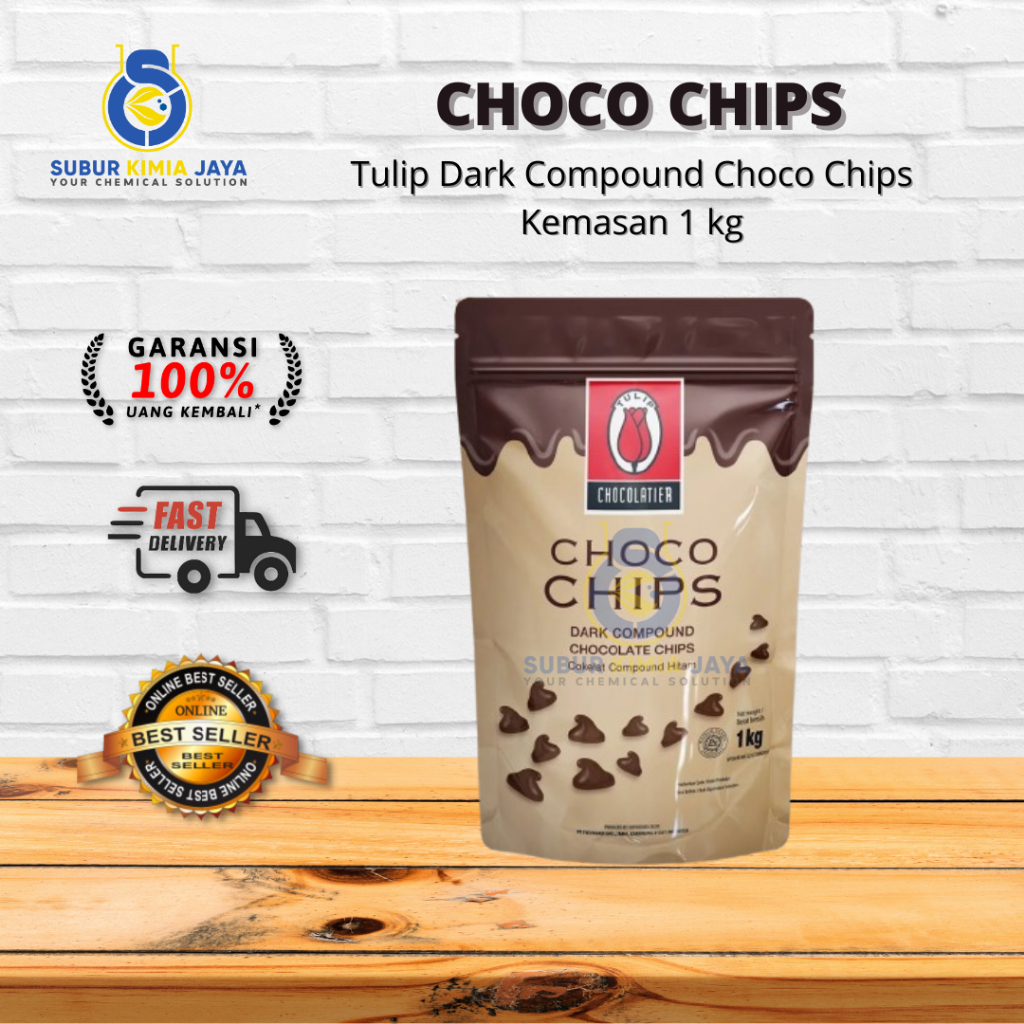 

Tulip Dark Compound Choco Chips 1kg