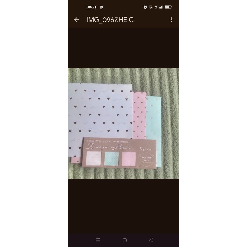 

Origami paper import motif love uk 15x15 isi 9 lbr/kertas lipat import