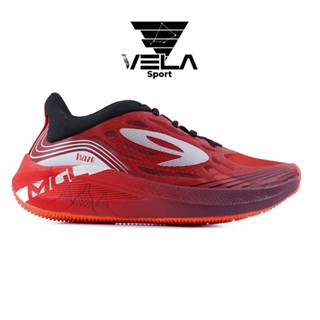 VELA - 910 NINETEN SEPATU LARI HAZE VISION SE MGL MERAH/HITAM