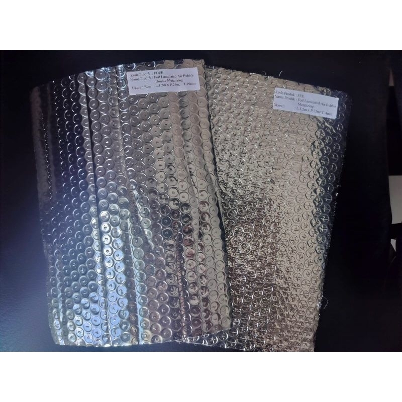 Foil Laminated Air Bubble Metalizing (Aluminium Bubble Foil Singgle Layer)