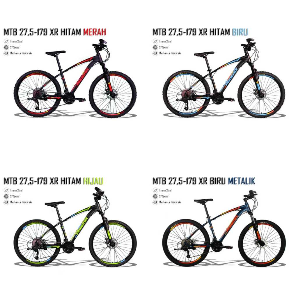 SEPEDA GUNUNG / MTB DEWASA 27.5" PHOENIX 179 XR