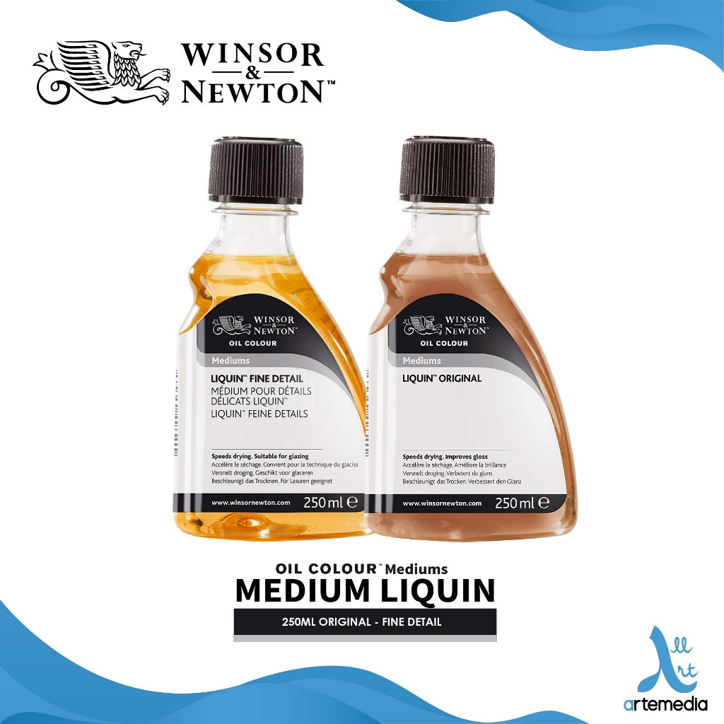 

Winsor & Newton Artists Liquin 250ml Oil Painting Medium Cat Minyak
