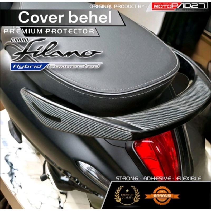 Ditamensee - Stiker Timbul Cover Behel Motor Grand Filano 2023 - Aksesoris Motor Matic