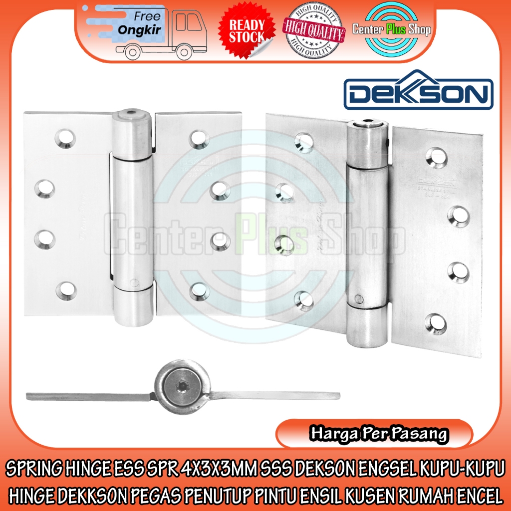 SPRING HINGE ESS SPR 4X3X3MM SSS DEKSON ENGSEL KUPU-KUPU HINGE DEKKSON PEGAS PENUTUP PINTU ENSIL KUS