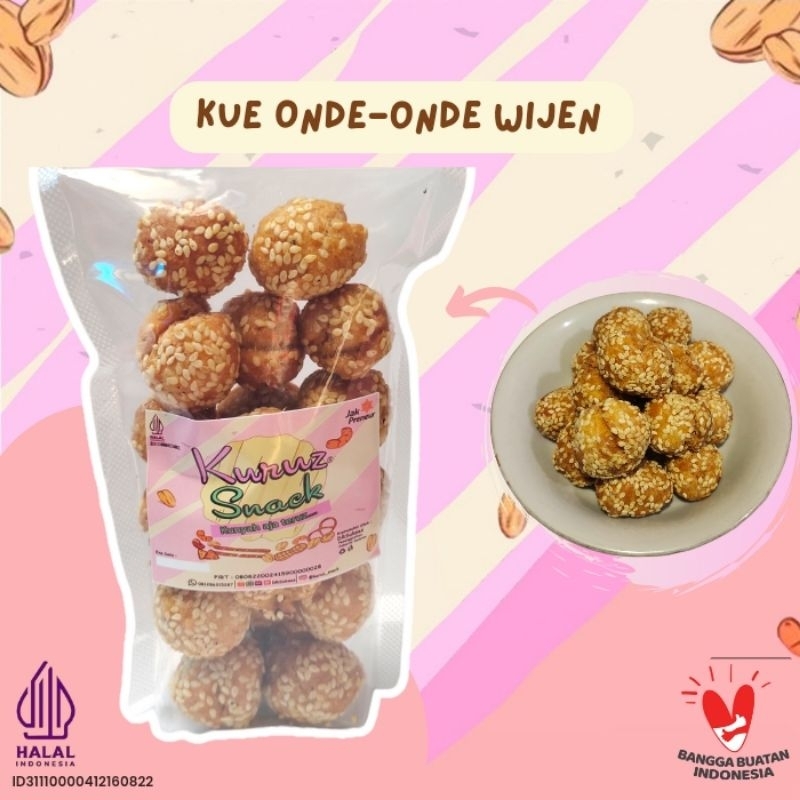 

Kue Onde Wijen / Kue Onde plastik 500gr