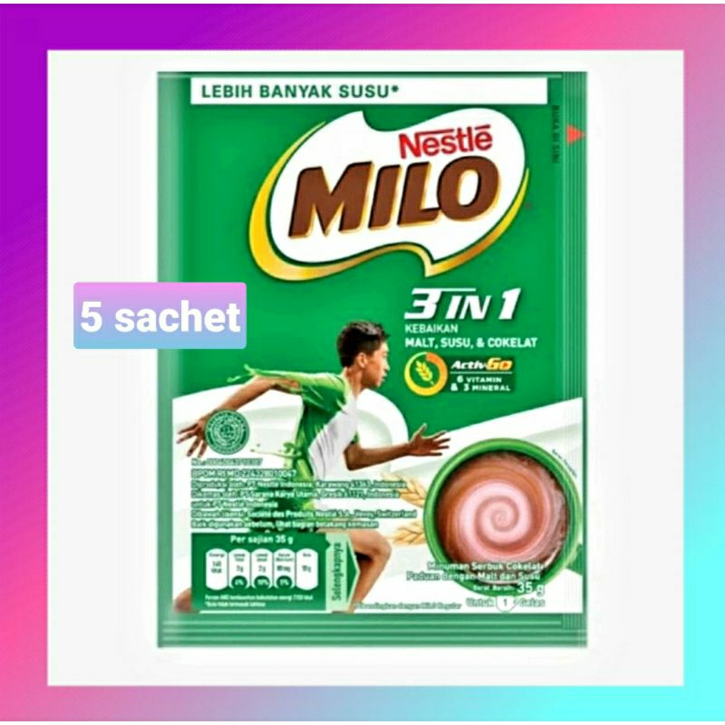 

Susu Milo Bubuk 5x35g