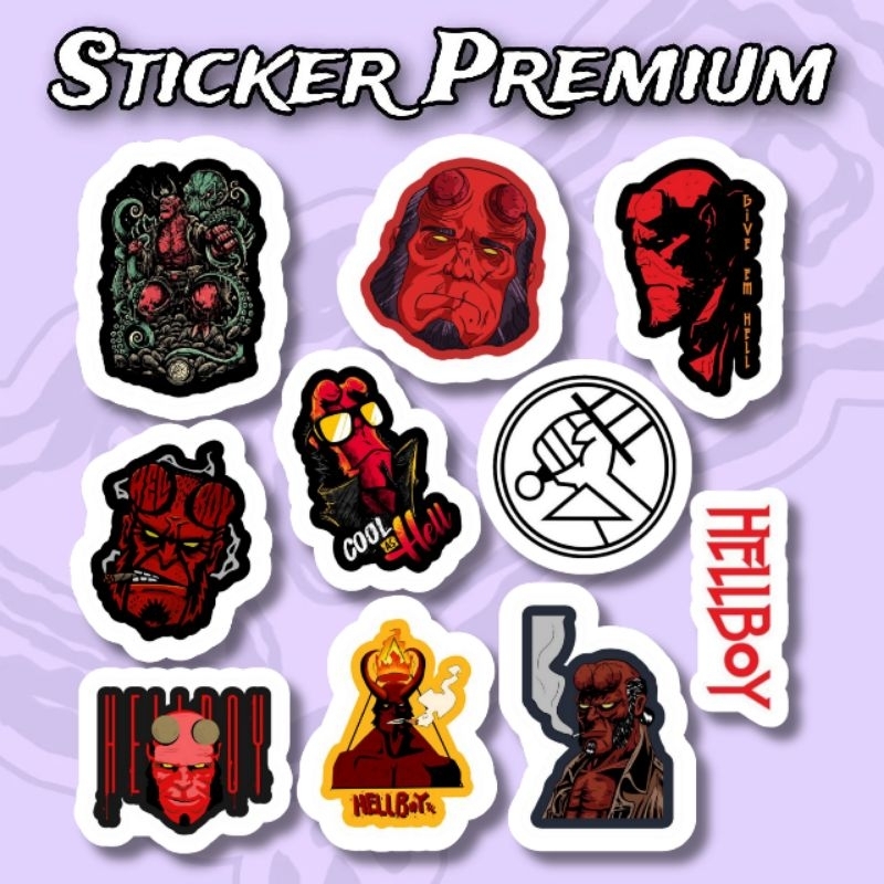 

Sticker HellBoy Pack 10pcs Premium Waterproof