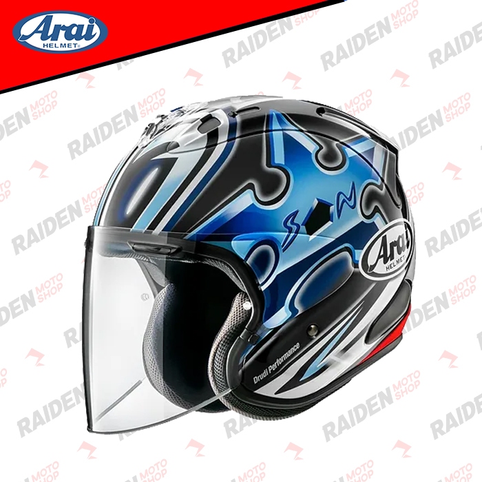 Arai VZ Ram Nakano Shuriken Silver