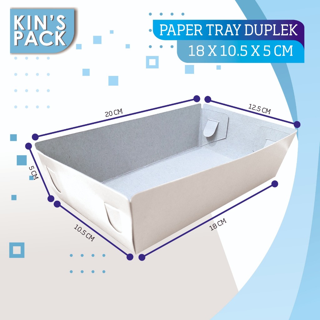 

Paper Tray / Paper Food Tray Duplex Size L