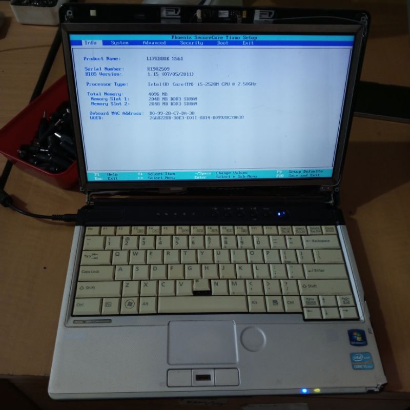 Motherboard Mobo Board Mainboard Mesin Laptop Fujitsu LIFEBOOK S561