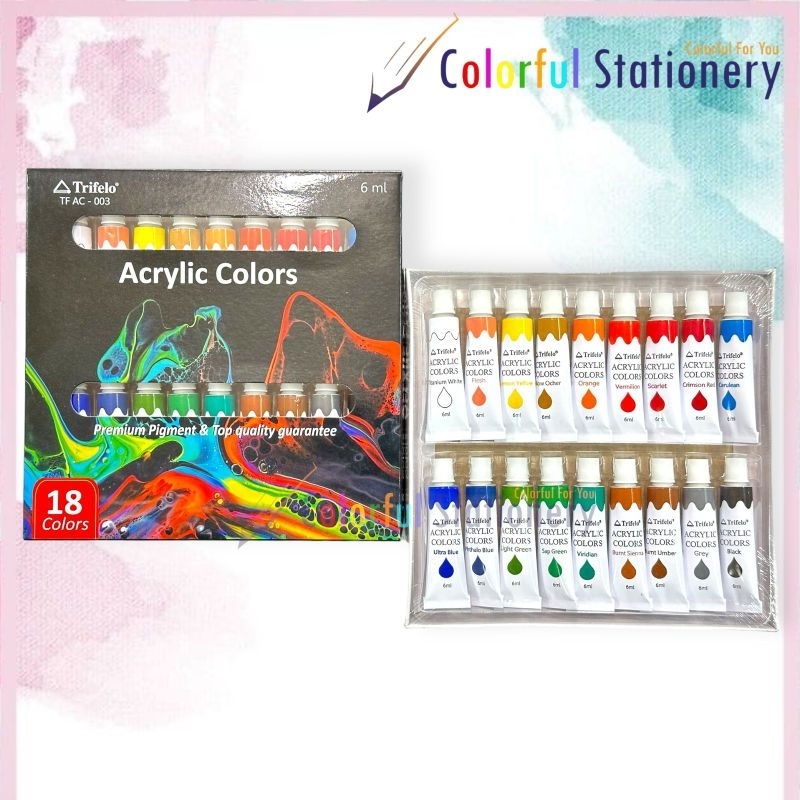 

Cat Acrylic Trifelo 18 Warna(TF AC-003)