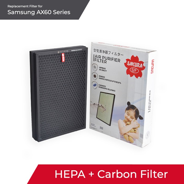 Filter HEPA + Carbon Samsung Air Purifier AX60 Series APC-79090