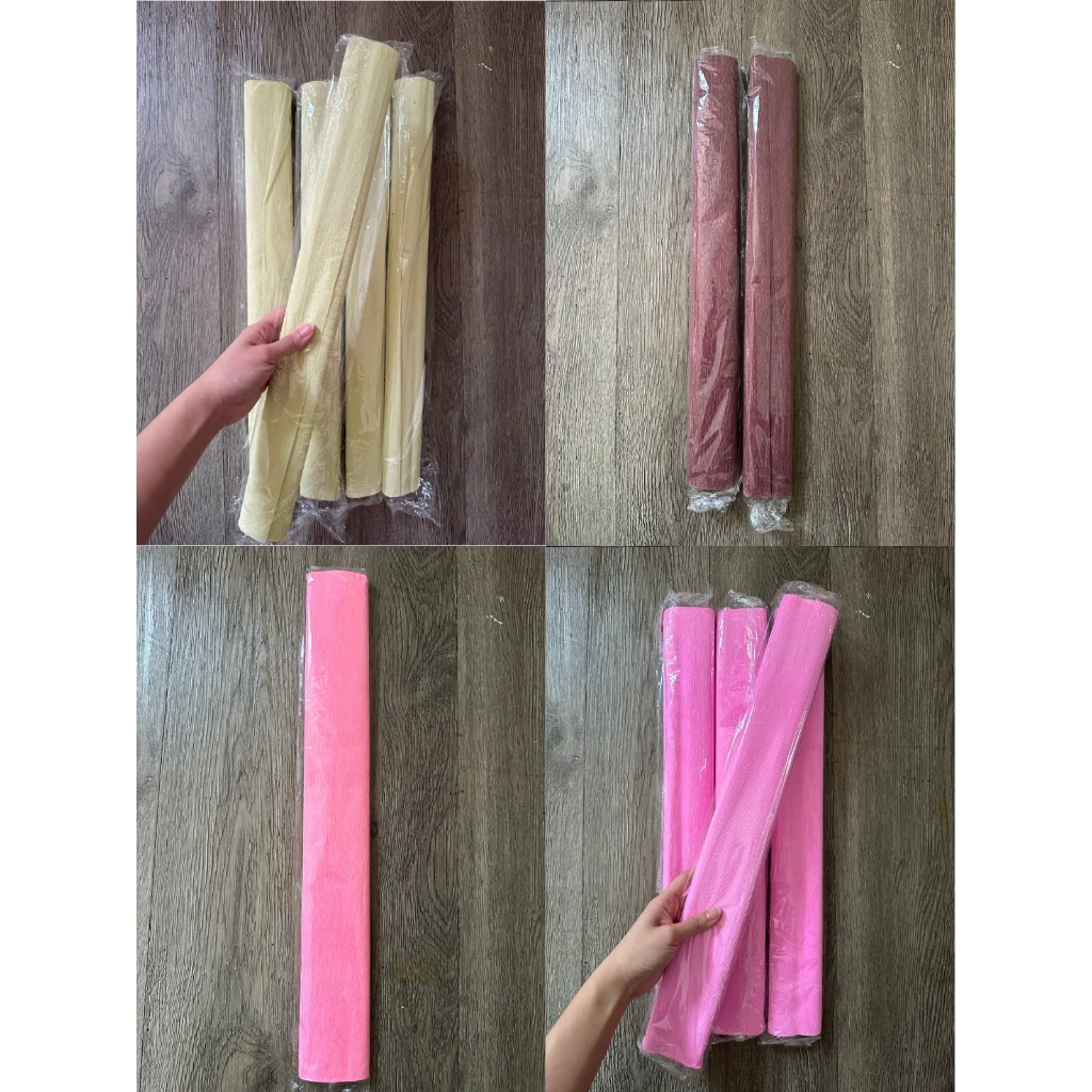 

SALE Kertas Krep Impor Tebal Italy untuk Bunga (Import Crepe Paper Roll)