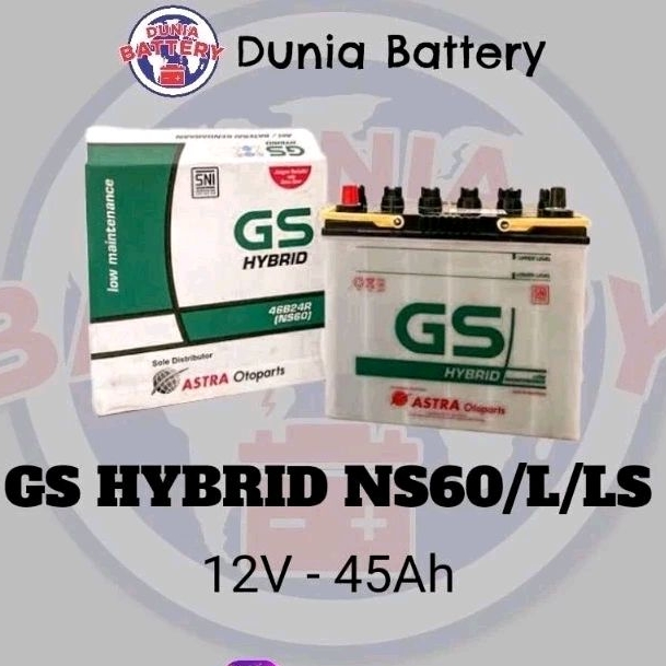 Aki Basah GS HYB NS60/L/LS