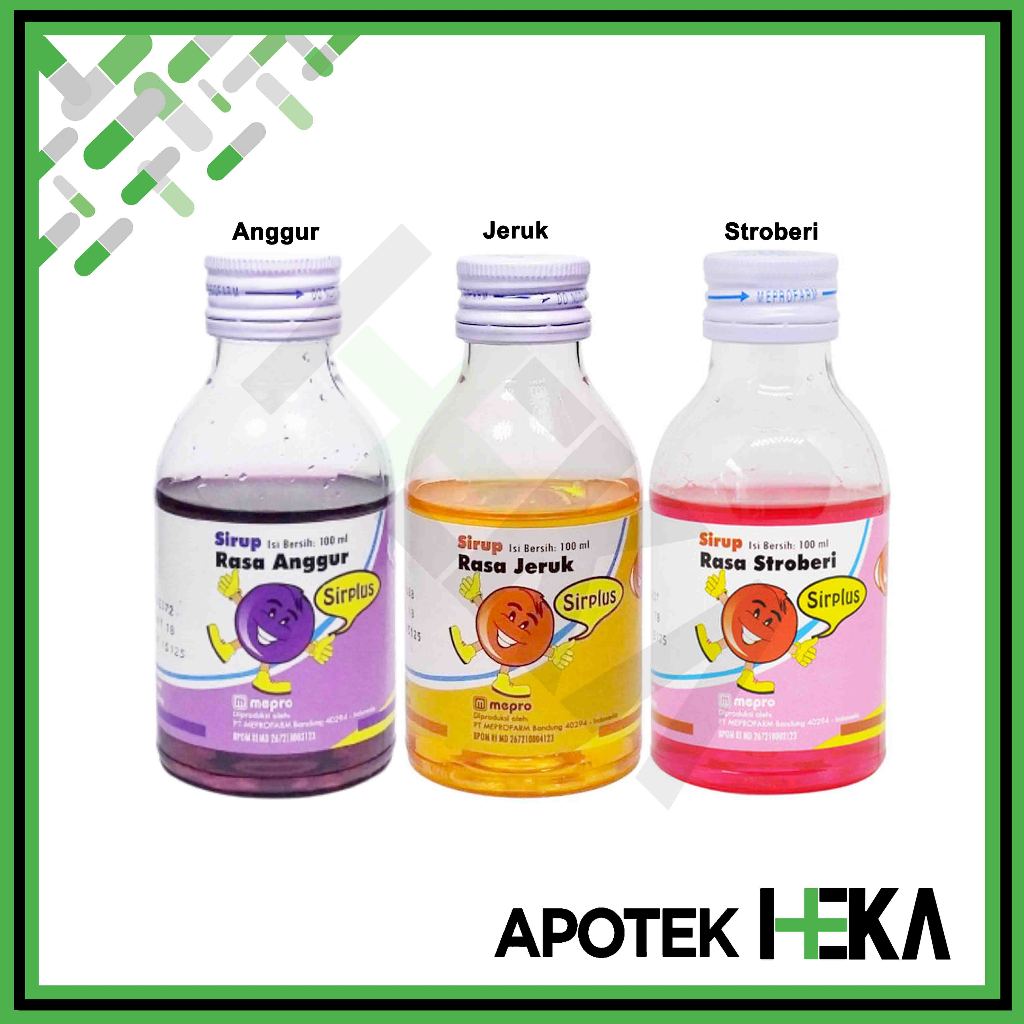 

Sirplus Sirup 100 ml - Pemanis Tambahan Mengurangi Puyer [BOGOR]