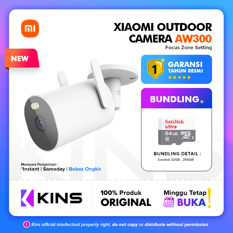 Xiaomi AW300 / AW200 Smart Outdoor Camera CCTV & Xiaomi CCTV C300/C200