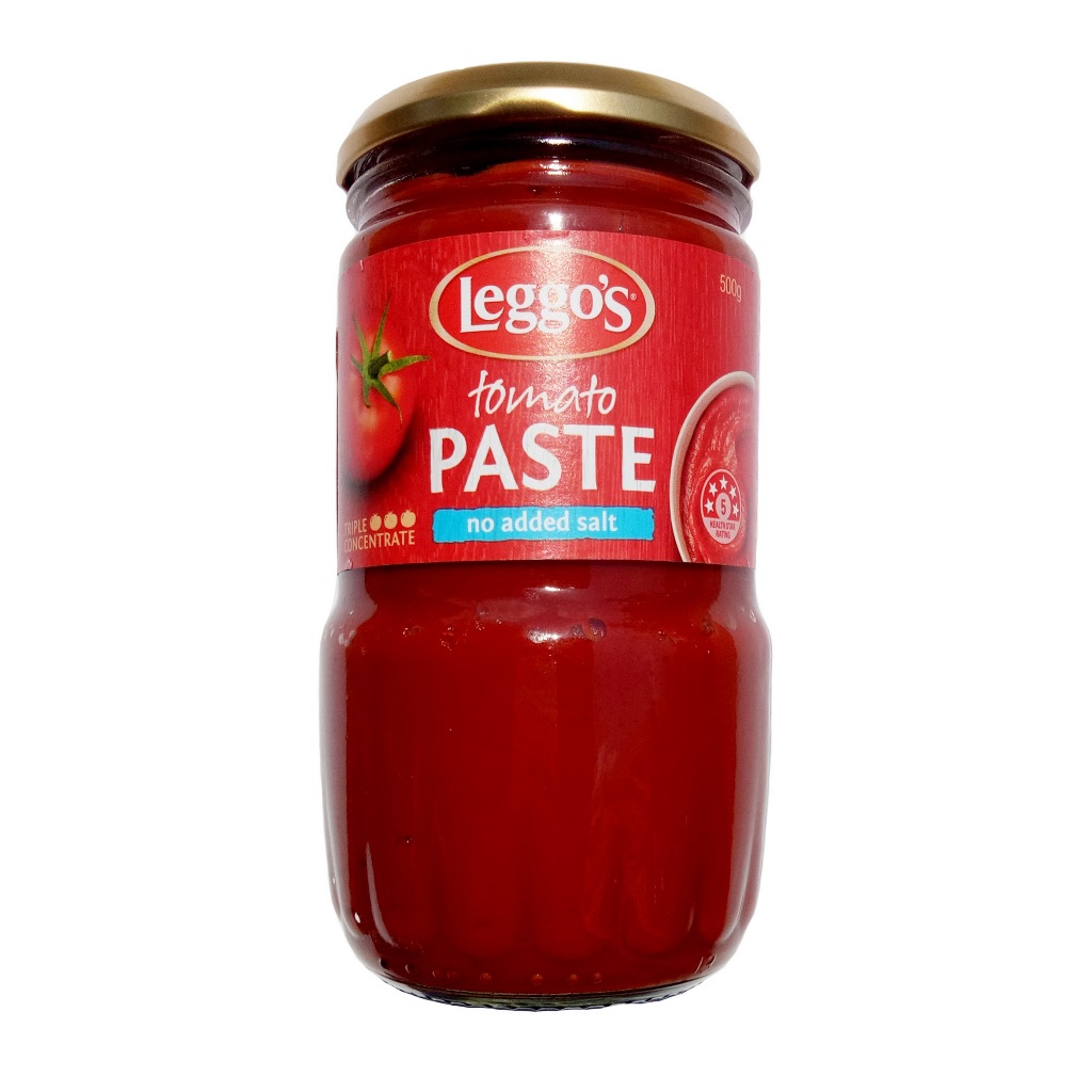 

LEGGOS TOMATO PASTE ( NOT ADDED SALT )JAR 500GR