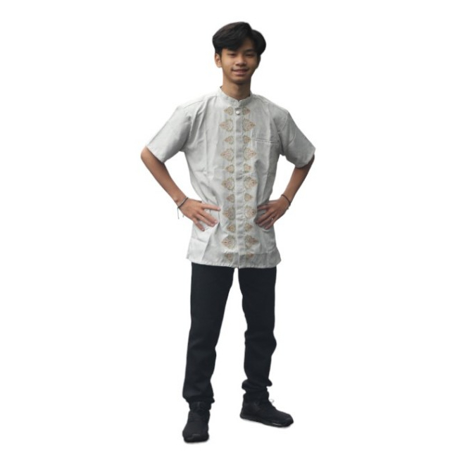 Versail Baju Muslim Anak Laki-laki Umur 11-14 Thn Green Malaysia PM7079 | Muslim Couple Keluarga