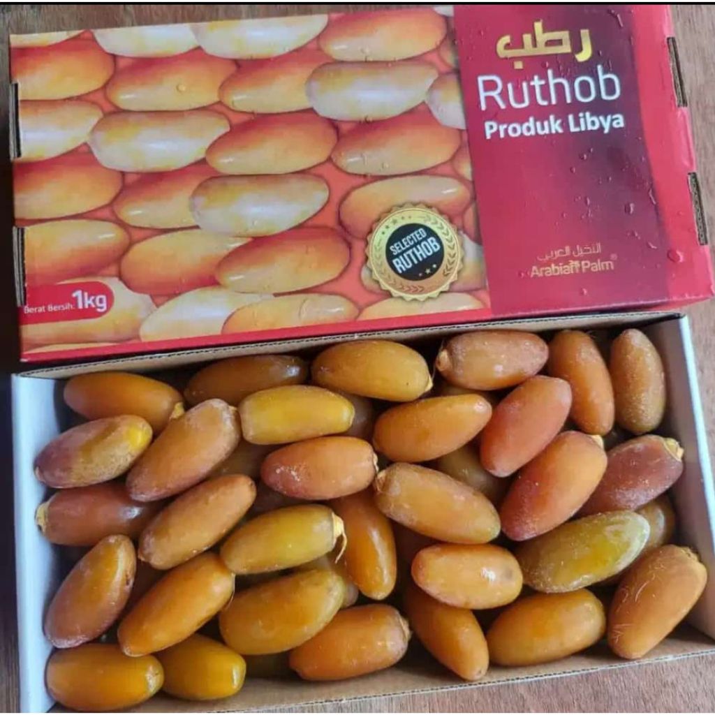 

Kurma Ruthob Libya 1kg Asli Segar Enak Baru Fresh