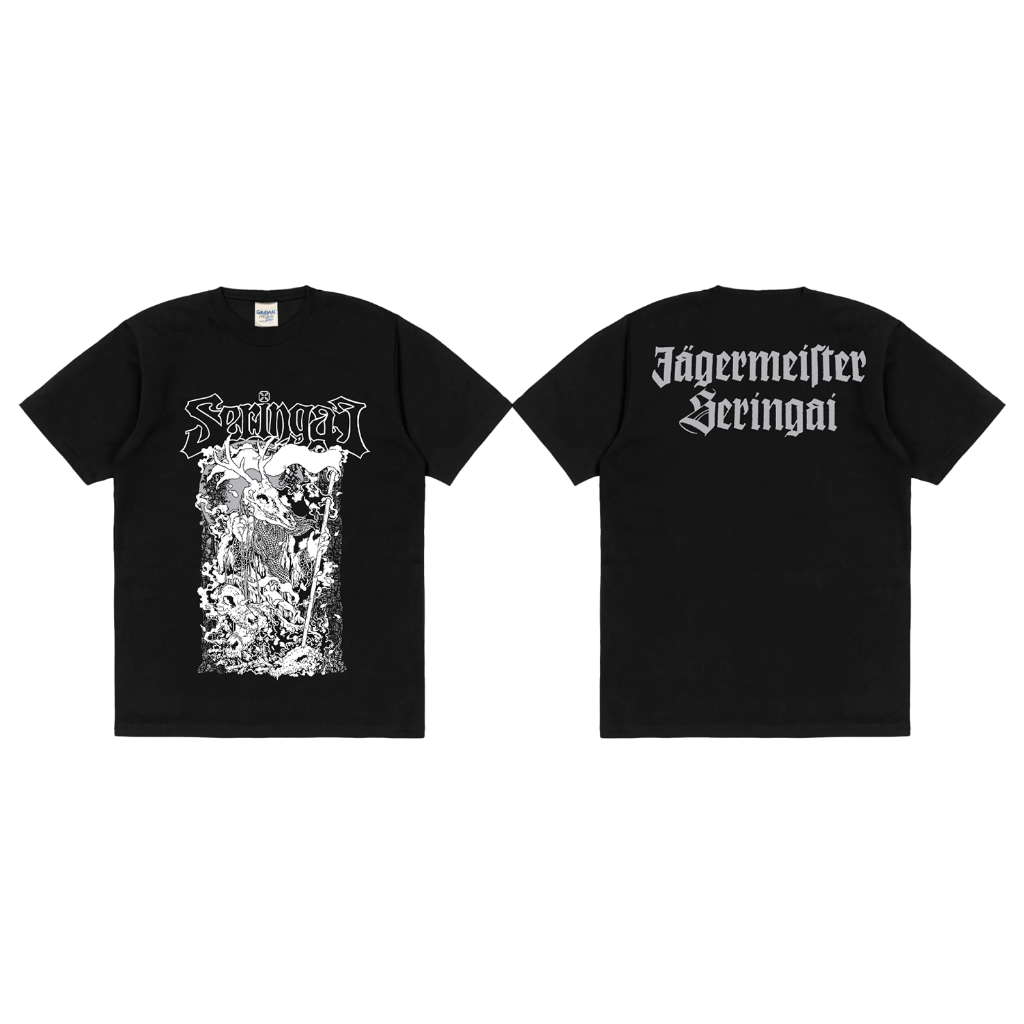 Brainstore T-shirt Band Seringai x Jagermeister - Jagerpriest