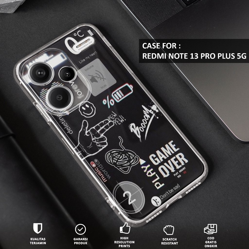 Case XIAOMI REDMI NOTE 13 PRO PLUS 5G - Casing XIAOMI REDMI NOTE 13 PRO+ 5G Motif ( NASA TICKET ) - 