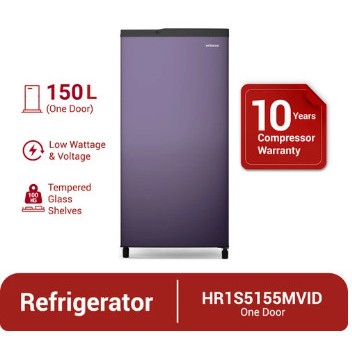Kulkas 1 Pintu 151 Liter Hitachi HR1S5155MVID Original
