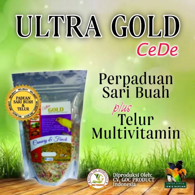 ULTRA GOLD CeDe Extra fooding burung kenari