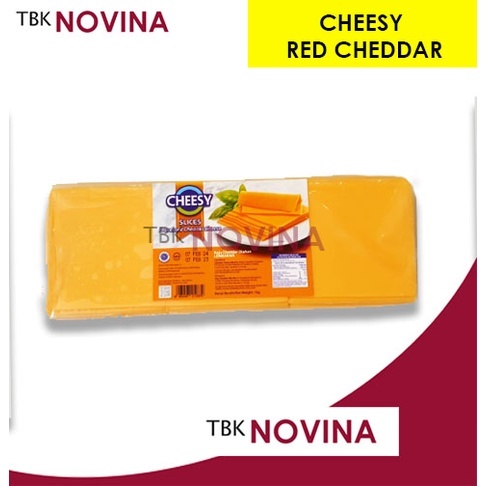 

RB CHEESY RED CHEDDAR SLICE / KEJU BURGER LEMBARAN MUDAH MELELEH