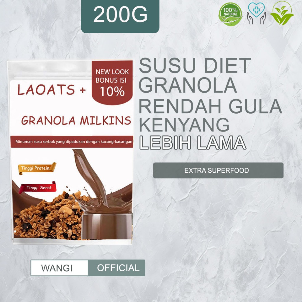 

granola diet Minuman diet pelangsing badan susu diet penurun berat badan susu rendah lemak oatmilk Laoats