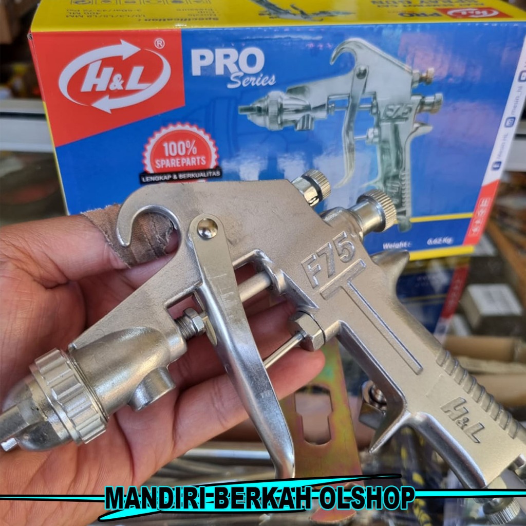 MURAH Spraygun Only Spray Gun F75 G Tabung Atas / Semprotan Cat Minyak (Tanpa Tabung)