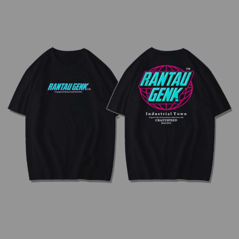 Tshirt Kaos Rantau Genk Unisex | Kaos Baju Pria Wanita Anak Rantau Genk Termurah