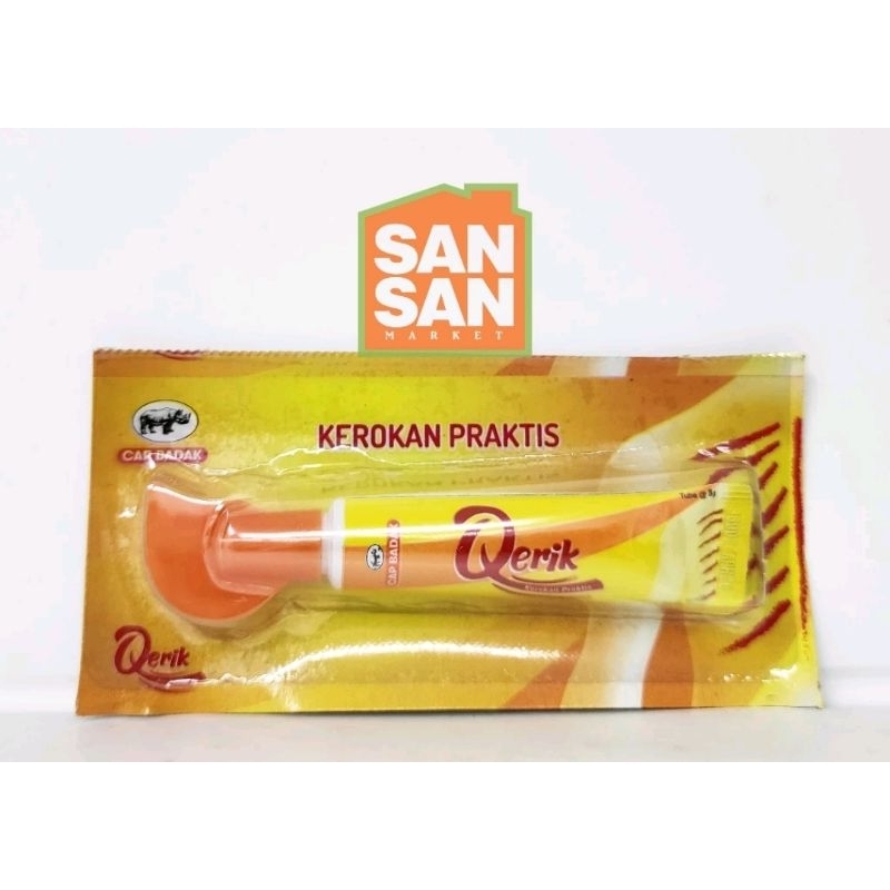 Qerik cap badak untuk kerokan praktis