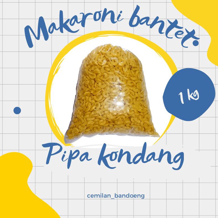 

BIY276 Terbaruday MAKARONI BANTET MENTAH MERK KONDANG ENAK 1 KG