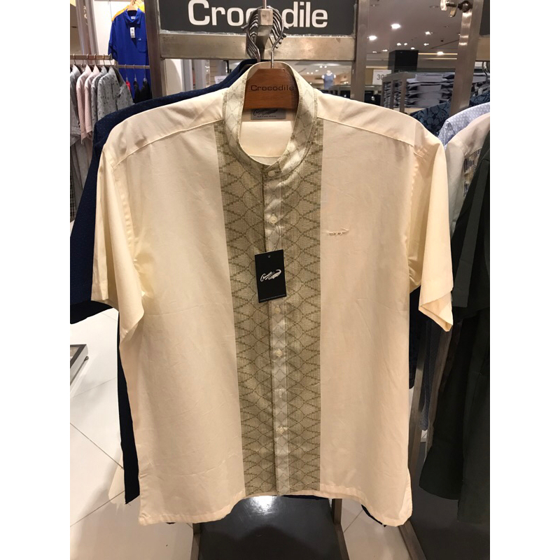 "BIG SALE" Baju Koko Lengan Pendek Kemeja Pria Katun Crocodile Original 828-998