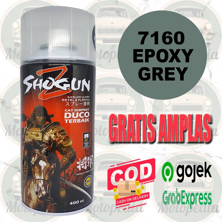 Langsung Kirim Semprot Pilok Pilox Pylox Shogun Z Epoxy Dasar Primer Grey 716