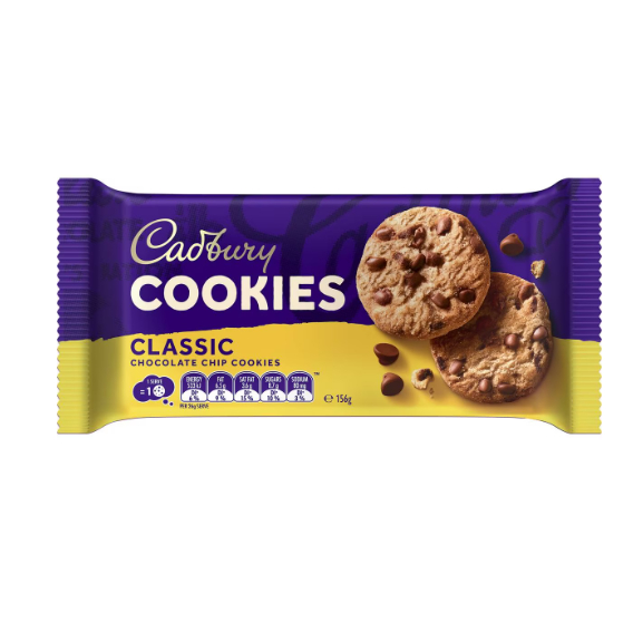 

Cadbury Classic Choc Chip Cookies 156g Australia