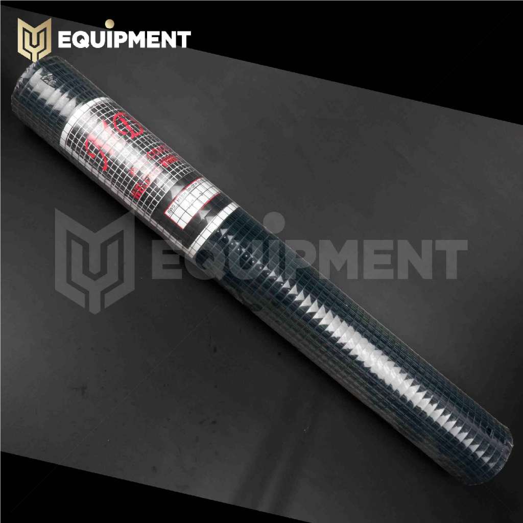 jaring kawat berlapis PVC 1/2inci 1/4inci (1roll / 10m) / kawat loket hijau / ram kawat lapis plasti