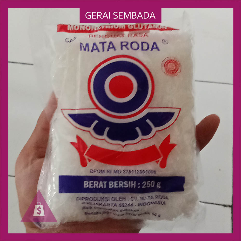 

Penguat rasa Mata Roda / Penyedap makanan MSG 250 gram