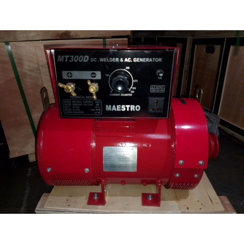 Dinamo Las 300 Ampere 2in1 DC Welder & AC Generator Maestro (Heavy Duty Welding)
