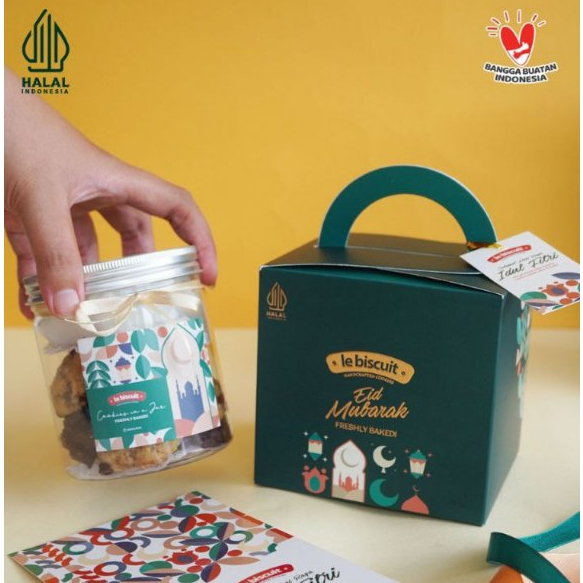 

le biscuit Parcel Hampers Lebaran Idul Fitri - 1 Jar Soft Cookies