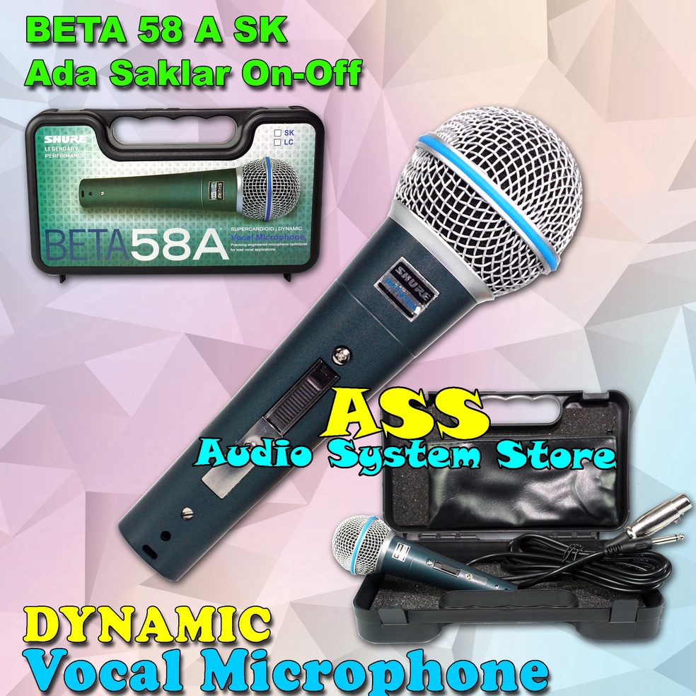 NEW STOCK MIC KABEL BETA 58A SK  KOPER MICROPHONE KABEL BT58SK BT58A LC  BETA58 SK